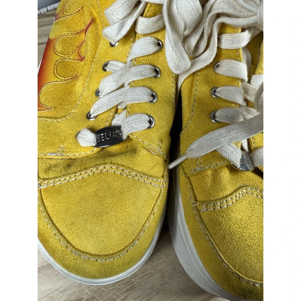 Delias By Dolls Sneakers Womens Size‎ 8 Kill Flame Platform Shoes Y2K Grunge